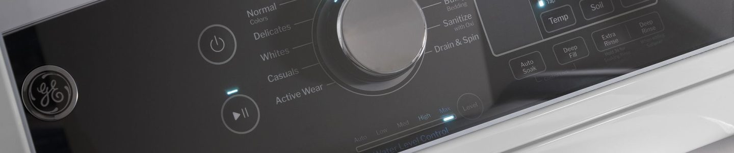 GE washer panel Reservar Servicio Tecnico